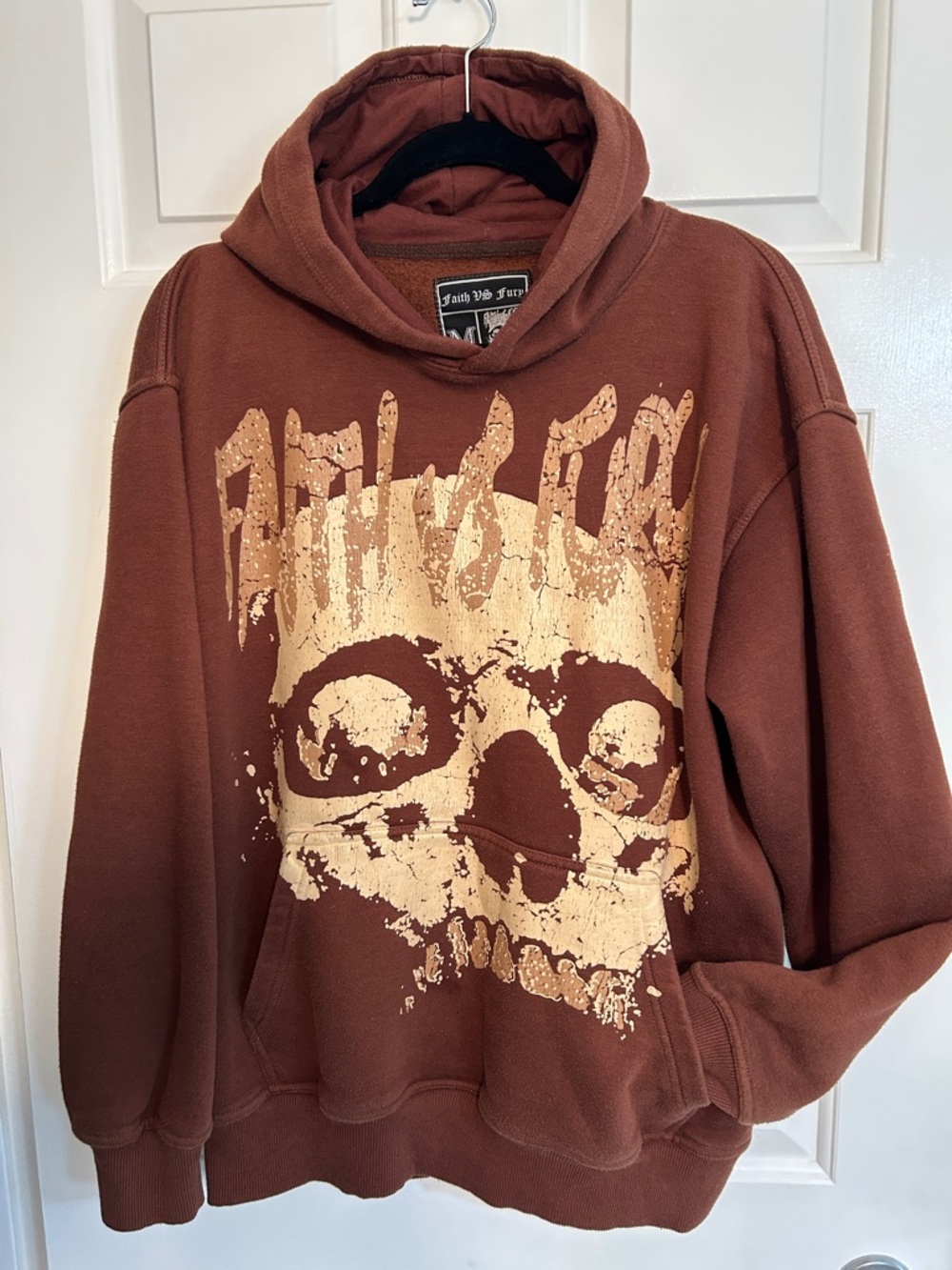 Faith VS Fury Brown Hell’s Symphony Hoodie - Picture 2 of 7